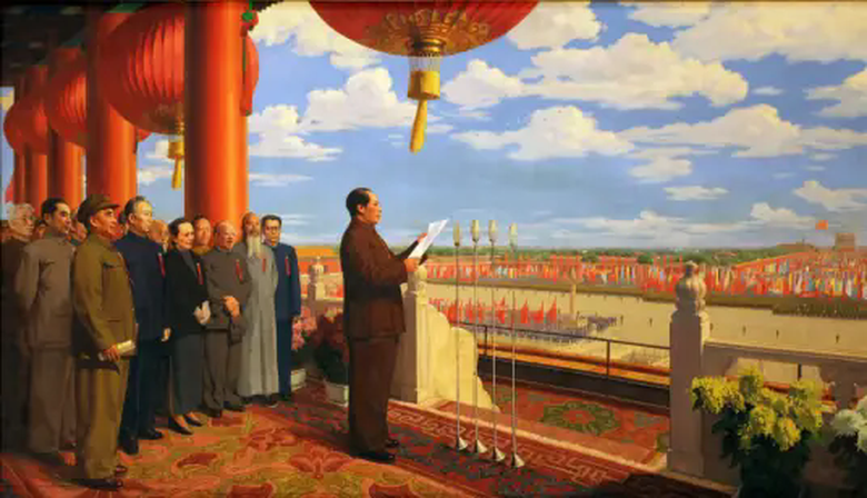 开国大典(董希文创作油画)