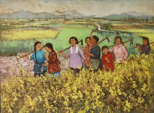 春耕忙(1965年胡善馀创作的油画作品)