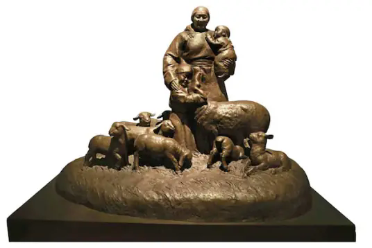 草原母亲(2019年武定宇创造的雕塑作品)