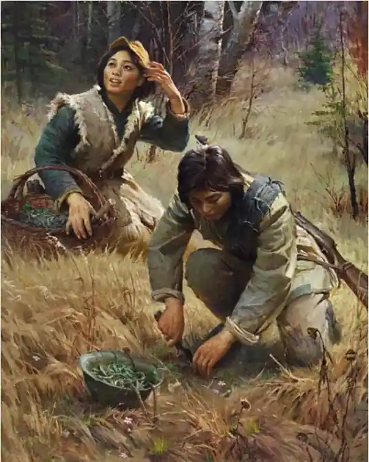 春风吹又生(关琦明1982年创作的布面油彩画)