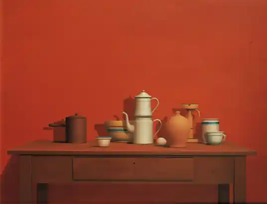 罗马，静物(威廉·贝利1976年创作的布面油画)