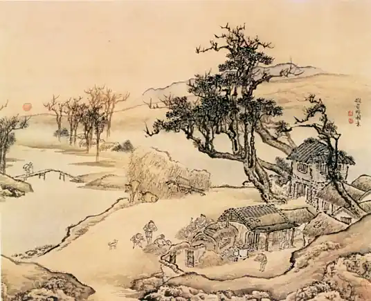 伏羲画卦(中国古代神话传说故事)