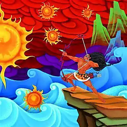 后羿射日(中国古代神话故事)