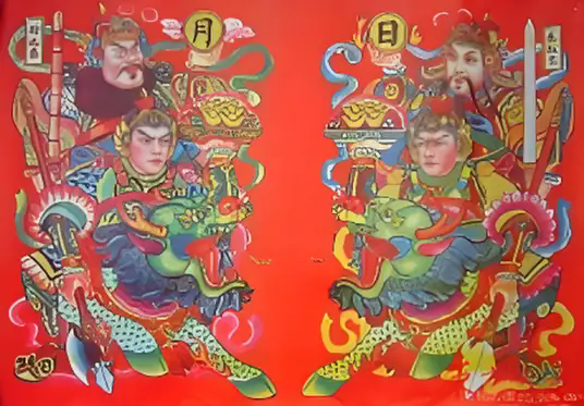 秦琼敬德门神传说