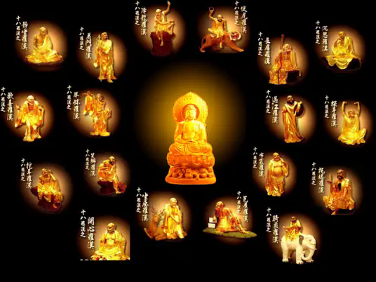 十八罗汉(佛教十八位尊者)