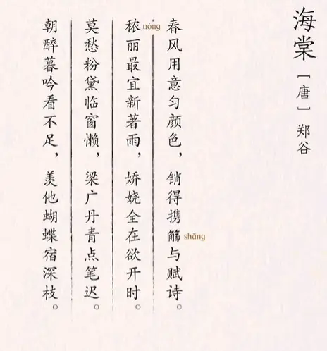 海棠